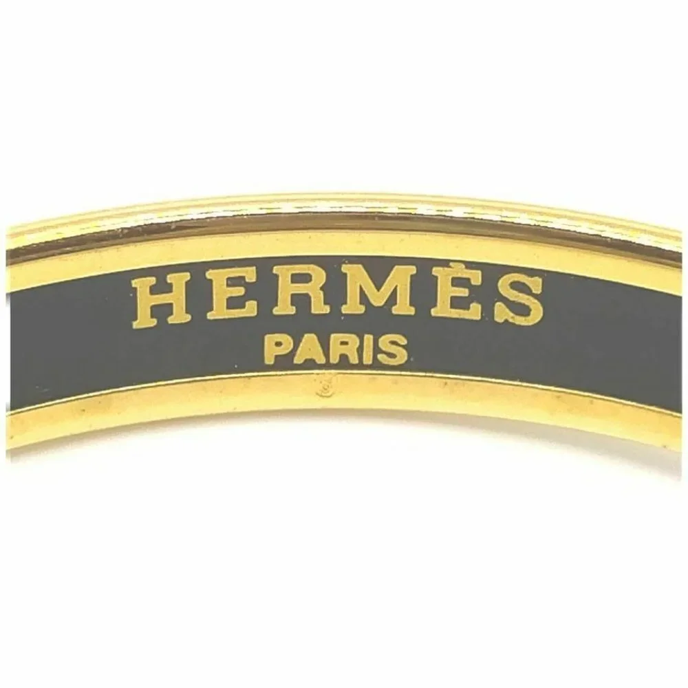 Hermès Enamel Bangle Bracelet Cuff 861195